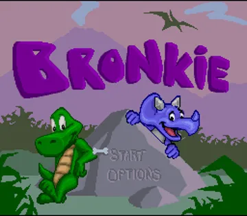 Bronkie the Bronchiasaurus (USA) (En,Es) screen shot title